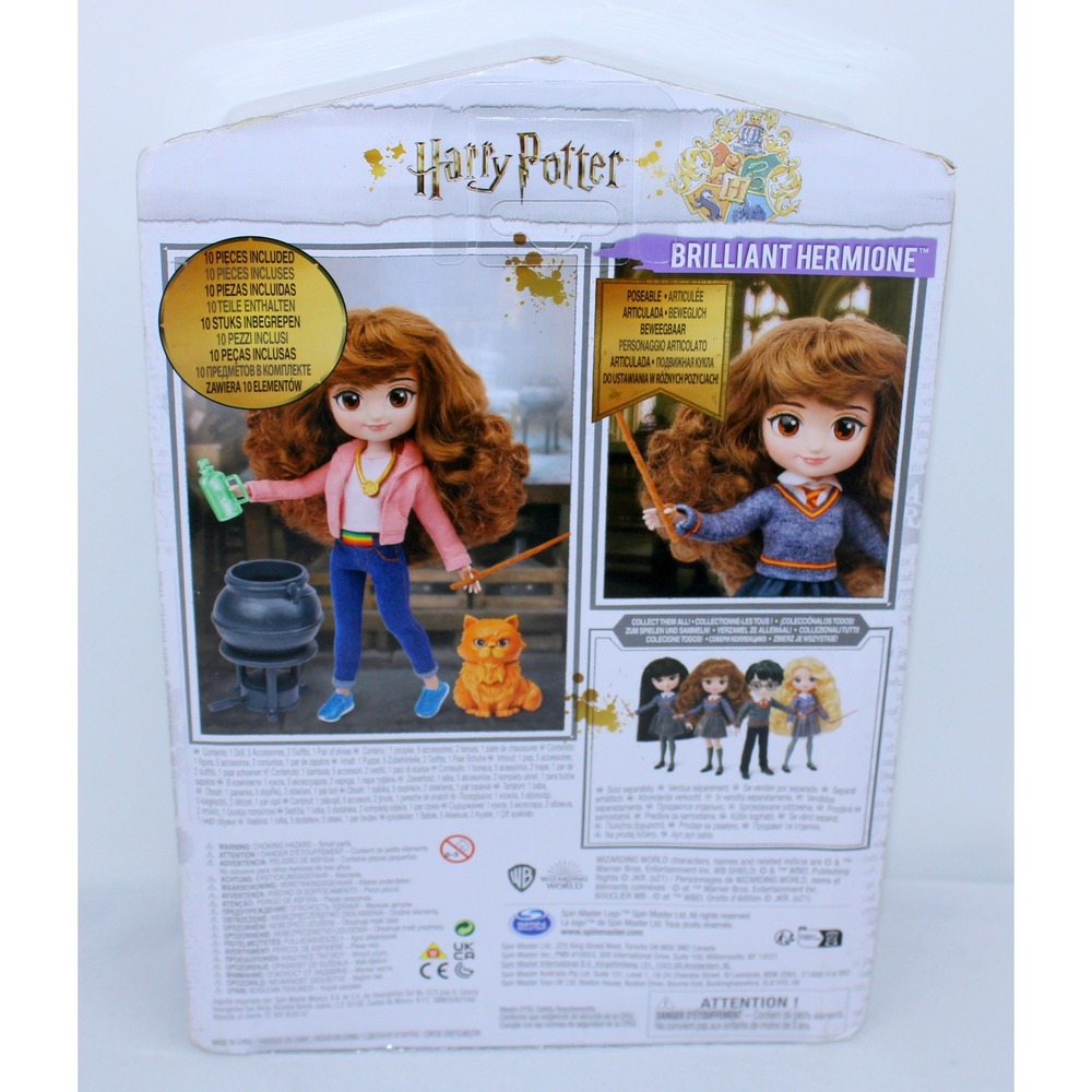 Harry Potter Brilliant Hermione Doll 10 Pieces Included Wizarding World - Picture 2 of 2